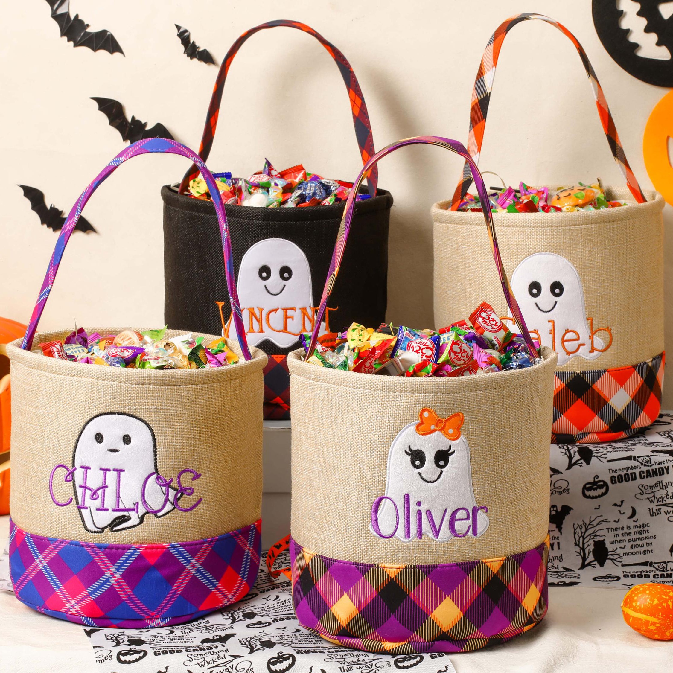 Personalized Halloween Trick or Treat Bag