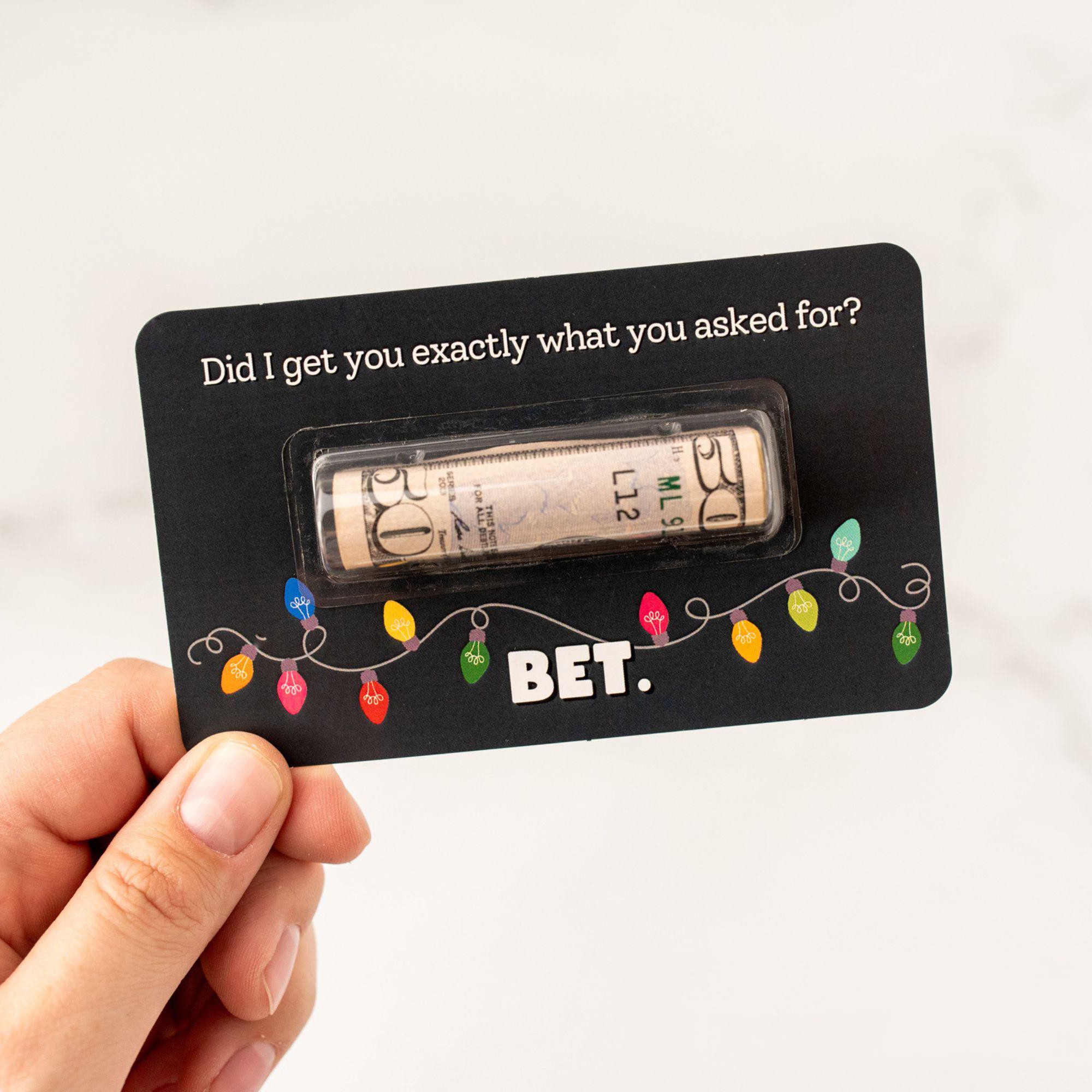 Christmas Money Holder - Funny Cash Gift for Teen Boy or Girl