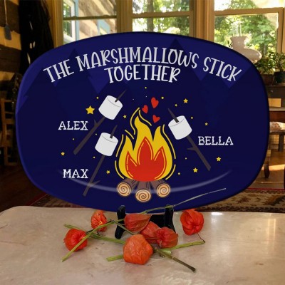 The Marshmallows Stick Together Platter Father's Day Gift