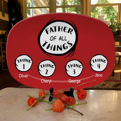 Personalized Daddy's Grilling Plate Father's Day Gift