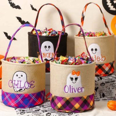 Personalized Halloween Trick or Treat Bag