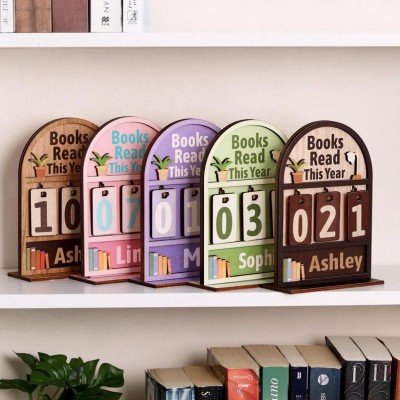 Custom Books Read This Year Counter Book Lovers Gift