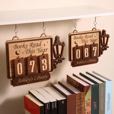 Custom Books Read This Year Counter Book Lovers Gift