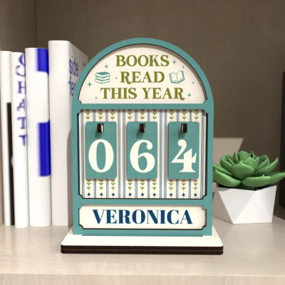 Custom Books Read This Year Counter Book Lovers Gift