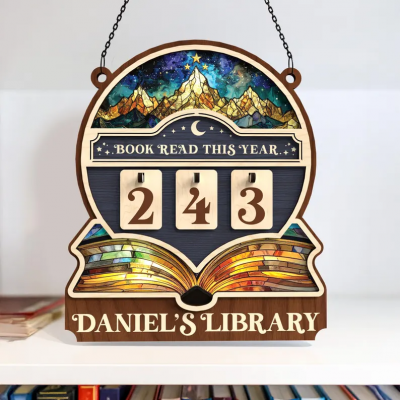 Custom Books Read This Year Counter Book Lovers Gift