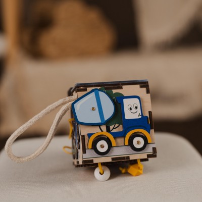 Woodland Animals Busy Cube Toy Kids Christmas Gift