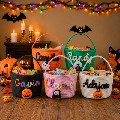 Personalized Halloween Trick or Treat Bag